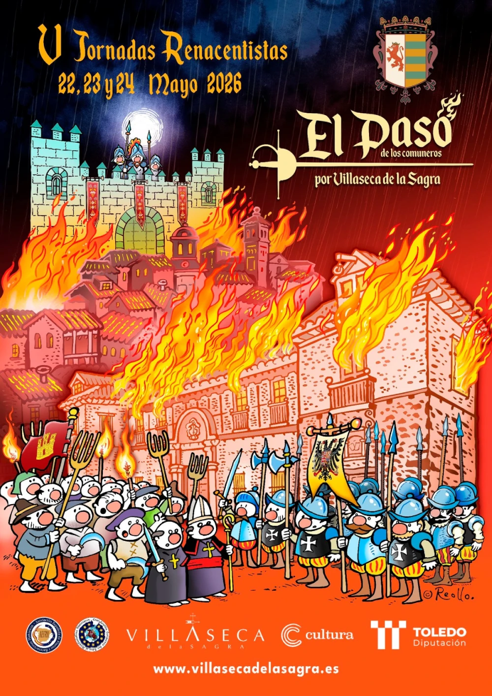 Cartel V Jornadas Renacentistas Paso